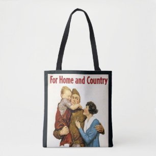 Tote Bag Soldat patriotique vintage pour l'emprunt de la li