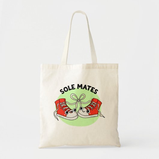 Tote Bag Sole Mates Funny Chaussure Pun (Devant)
