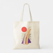 Tote Bag Soleil abstrait, ombres, reflets et structures (Dos)