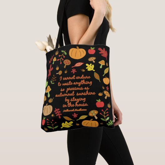 Tote Bag Soleil automnal (De près)
