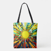 Tote Bag Soleil Dans Abstrait 910 (Dos)