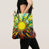 Tote Bag Soleil Dans Abstrait 910 (De près)