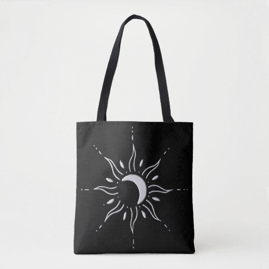 Tote Bag Soleil d'argent (Devant)