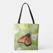Tote Bag Soleil de la reine Papillon sur les algues (Dos)