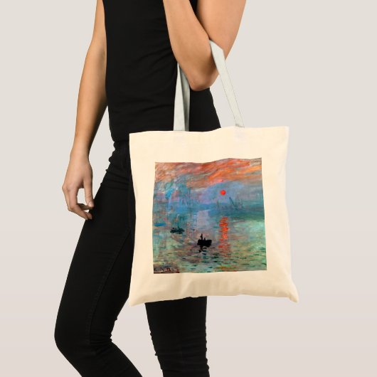 Tote Bag Soleil de l'impression Claude Monet (Devant (produit))
