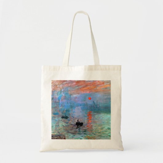 Tote Bag Soleil de l'impression Claude Monet (Devant)