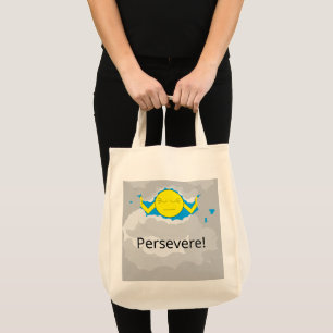Tote Bag Soleil et nuages orageux : Épicerie