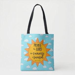 Tote Bag Soleil Louange au Seigneur