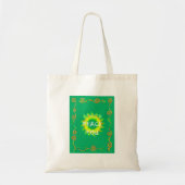 Tote Bag Soleil Rayonnant : Paix Soyez Avec Vous Impression (Devant)
