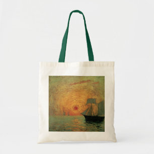 Tote Bag Soleil rouge par Maxime Maufra, Impressionnisme vi