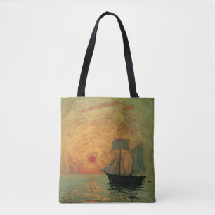 Tote Bag Soleil rouge par Maxime Maufra, Impressionnisme vi