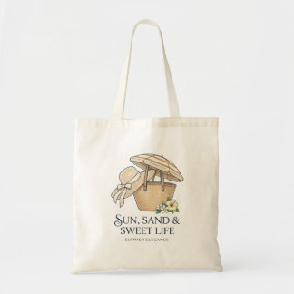 Tote Bag "Soleil, Sable & Douce Vie" (La Suite Chic et Élég