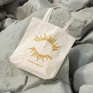Tote Bag Soleil Sombre Et Nuages
