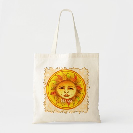 Tote Bag Soleil souriant (Devant)