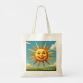 TOTE BAG " SOLEIL SOURIANT " (Dos)
