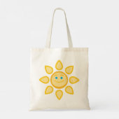 Tote Bag Soleil souriant Bonheur ensoleillé (Dos)