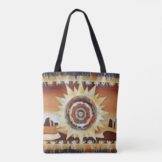 Tote Bag Soleil sud-ouest (Dos)
