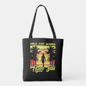 Tote Bag Soleil tropical (Dos)