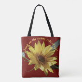 Tote Bag Soleil vers le haut (Dos)