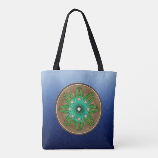 Tote Bag Soleil vert (Dos)