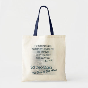 Tote Bag Soli Deo Gloria/gloire seul de Dieu