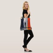 Tote Bag Solitude – Figure Abstrait dans le Silence Urbain (Sur le modèle)