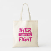 Tote Bag Son Combat Est Mon Combat (Dos)