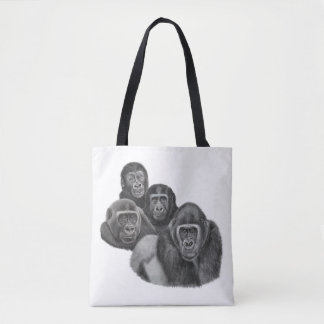 Tote Bag Son Gorilla ToteBag By AGE. Gorilla Life GL/TFW