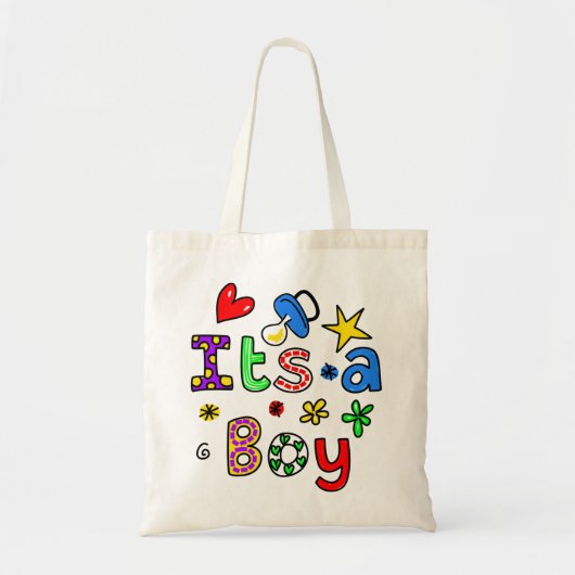Tote Bag Son mignon une expression des textes de salutation (Devant)