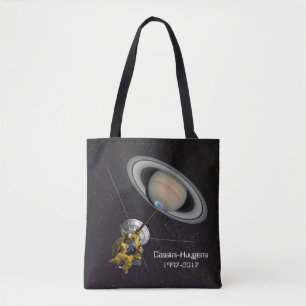 Tote Bag Sonde spatiale de la mission Cassini Huygens sur S