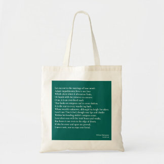 Tote Bag Sonnet 116Laissez-moi ne pas parler du mariage des