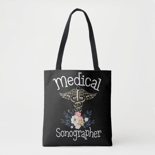 Tote Bag Sonographe Médicale mignon Sonographie Cadeau (Devant)