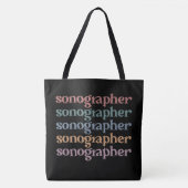 Tote Bag Sonographe Ultrasound Tech Retro Sonographer Cadea (Devant)
