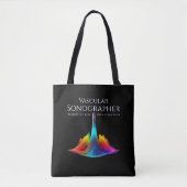 Tote Bag Sonographe vasculaire - Ondes Ultrasoniques coloré (Devant)