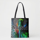 Tote Bag Sons de musique (Devant)
