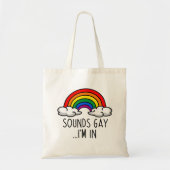 Tote Bag SONS GAY I'M IN - Joli arc en ciel (Devant)