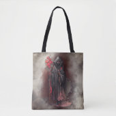 Tote Bag sorcellerie | Sorcière foncée foncée foncée brilla (Devant)