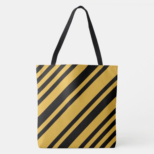 Tote Bag Sorcier Jaune et Noir (Devant)