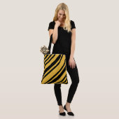Tote Bag Sorcier Jaune et Noir (Sur le modèle)