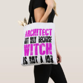 Tote Bag Sorcière architecte (De près)