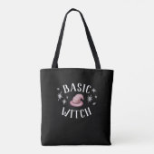 Tote Bag Sorcière de base Noir moderne Funny femmes (Dos)