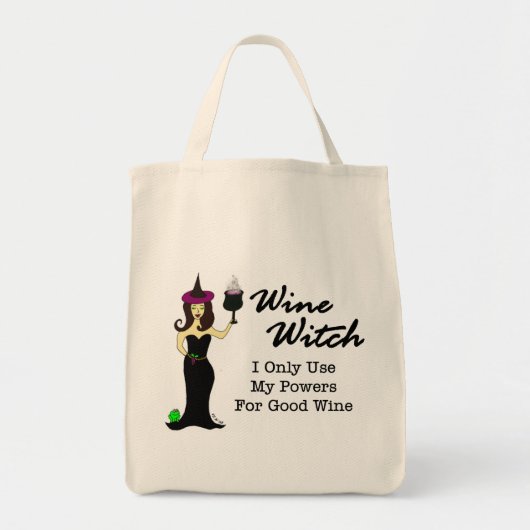 Tote Bag Sorcière de vin (Devant)