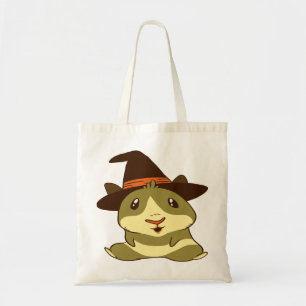 Tote Bag Sorcière d'Halloween de porc de Guinée