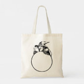 Tote Bag Sorcière d'Halloween, mignonne (Dos)