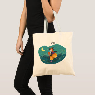 Tote Bag Sorcière d'Halloween, mignonne