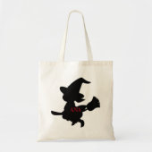 Tote Bag Sorcière d'Halloween, mignonne (Devant)