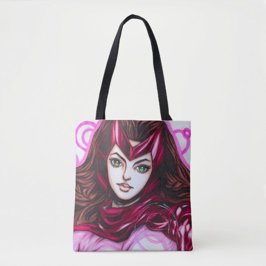 Tote Bag Sorcière Écarlate ~ Wanda Maximoff (Devant)
