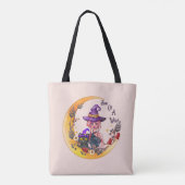 Tote Bag Sorcière et chat noir (Dos)