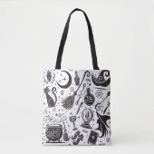 Tote Bag Sorcière magique Whimsical Wiccan Pagan (Devant)