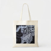 Tote Bag sorcière main narled hantée maison ruse ou traiter (Devant)
